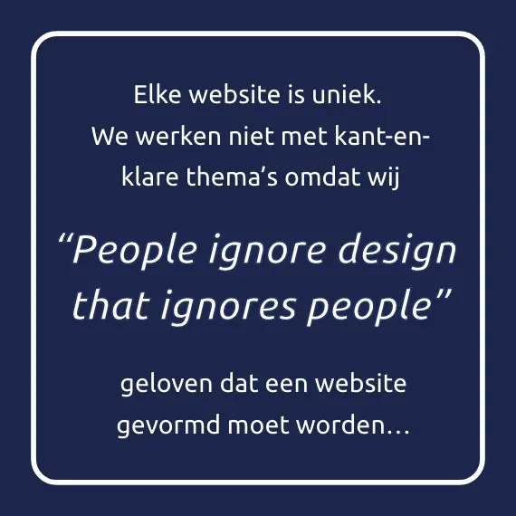 een website moet digitaal toegankelijk gevormd worden